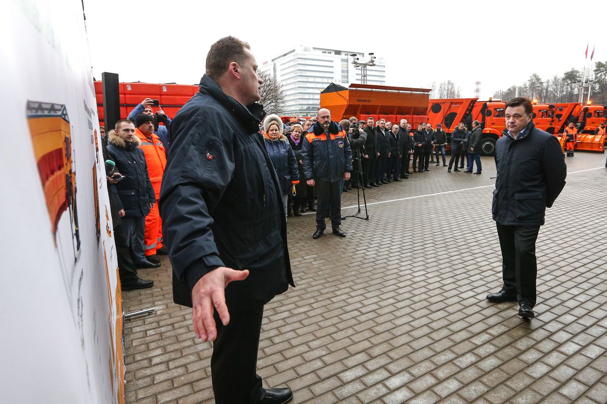 Андрей Воробьев губернатор московской области - Автопарк расширяется: подмосковные коммунальщики получили новые КАМАЗы Андрей Воробьев губернатор московской области - Автопарк расширяется: подмосковные коммунальщики получили новые КАМАЗы
