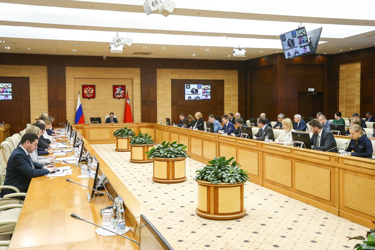 Заседание правительства Московской Воробьев