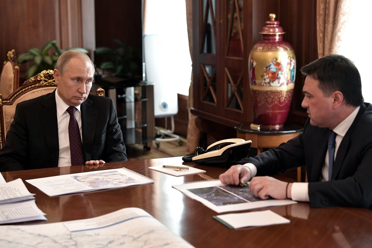 Андрей Воробьев губернатор московской области - Владимир Путин провёл рабочую встречу с губернатором Подмосковья Андрей Воробьев губернатор московской области - Владимир Путин провёл рабочую встречу с губернатором Подмосковья
