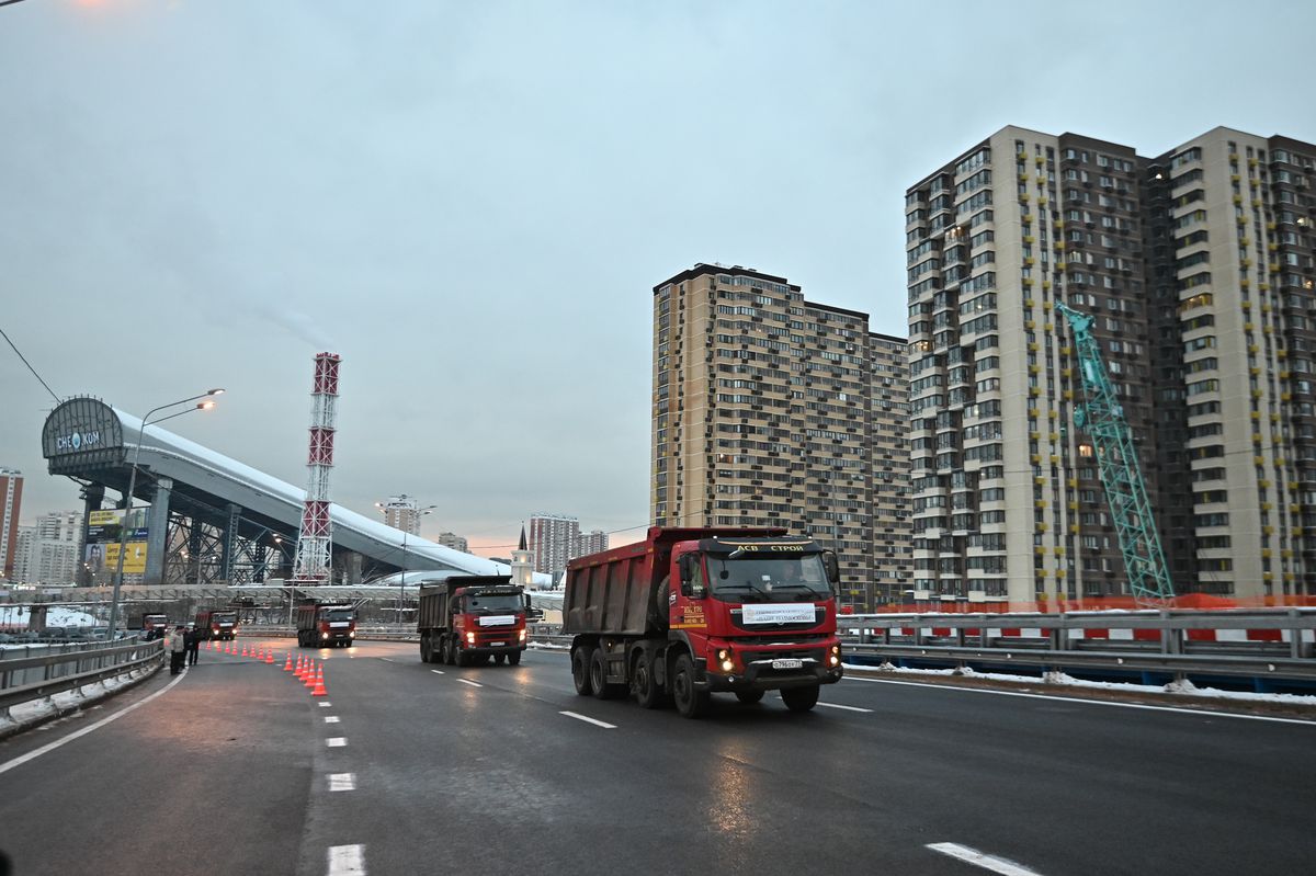 Андрей Воробьев губернатор московской области - Открытие рабочего движения по путепроводу в Красногорске Андрей Воробьев губернатор московской области - Открытие рабочего движения по путепроводу в Красногорске