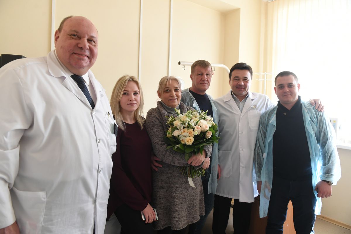 Андрей Воробьев губернатор московской области - Первое пересаженное сердце. Губернатор навестил пациентку МОНИКИ Андрей Воробьев губернатор московской области - Первое пересаженное сердце. Губернатор навестил пациентку МОНИКИ