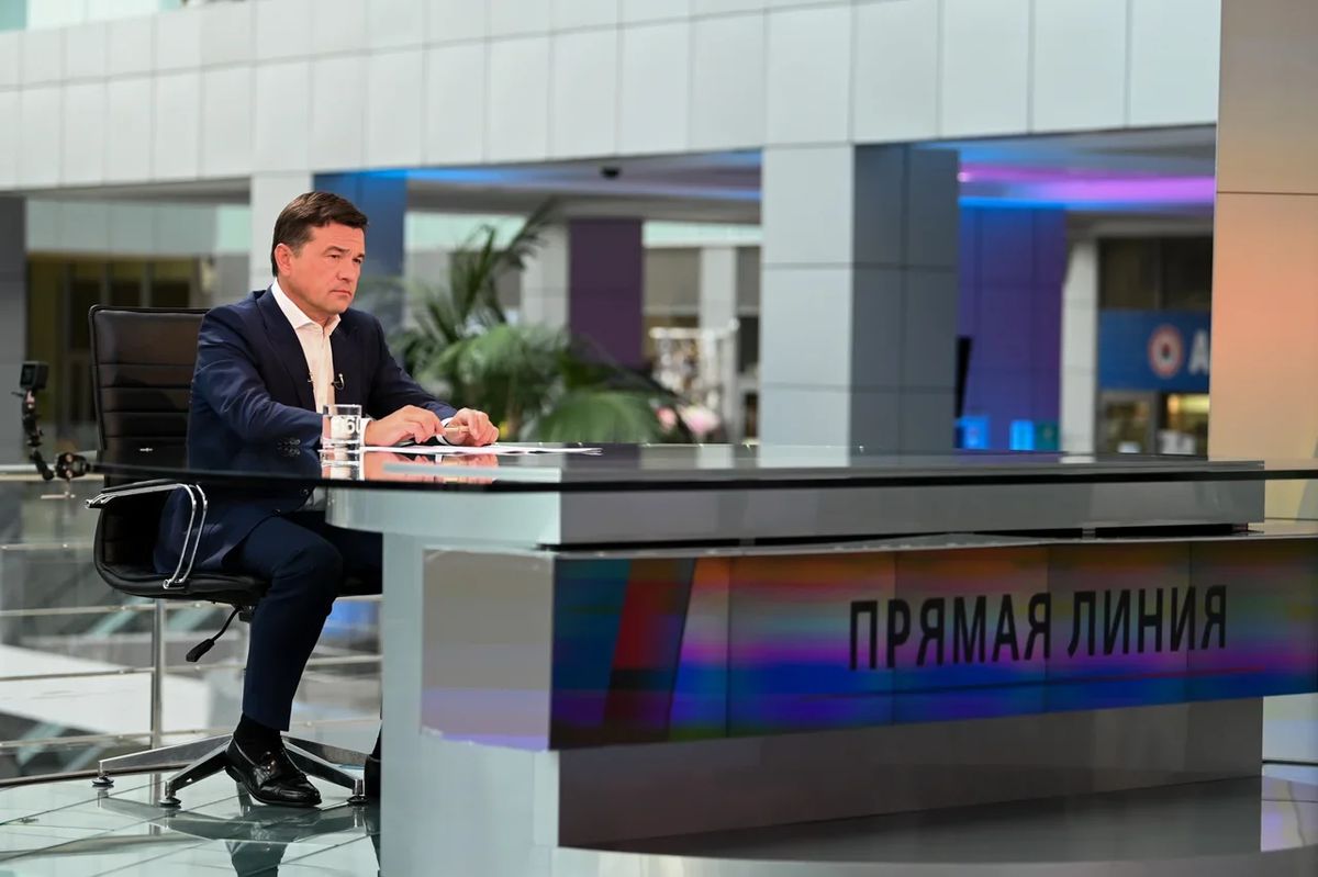 Андрей Воробьев губернатор московской области - Итоги июля в эфире телеканала «360»