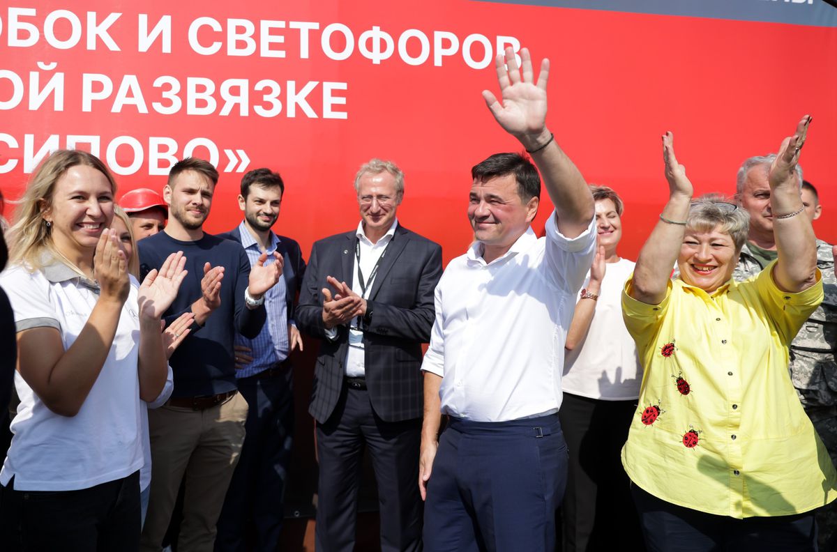 Андрей Воробьев губернатор московской области - Быстро, эффективно, удобно: новая развязка в Солнечногорске Андрей Воробьев губернатор московской области - Быстро, эффективно, удобно: новая развязка в Солнечногорске