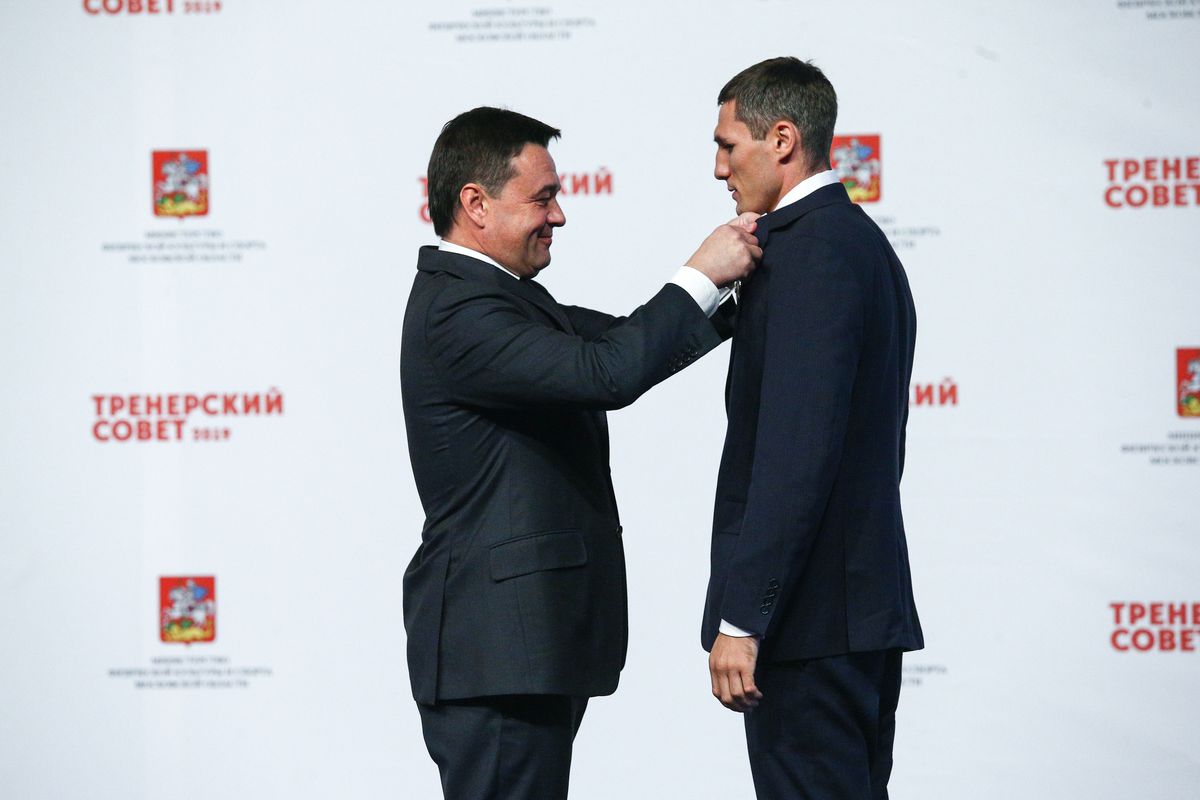 Андрей Воробьев губернатор московской области - Лучших спортсменов области наградили на первом тренерском совете Андрей Воробьев губернатор московской области - Лучших спортсменов области наградили на первом тренерском совете