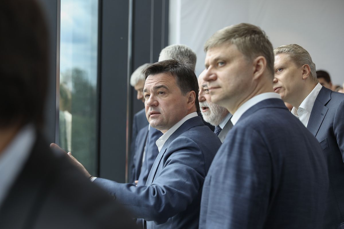 Андрей Воробьев губернатор московской области - Открытие остановочного пункта Инновационный центр «Сколково» МДЦ-1 Андрей Воробьев губернатор московской области - Открытие остановочного пункта Инновационный центр «Сколково» МДЦ-1