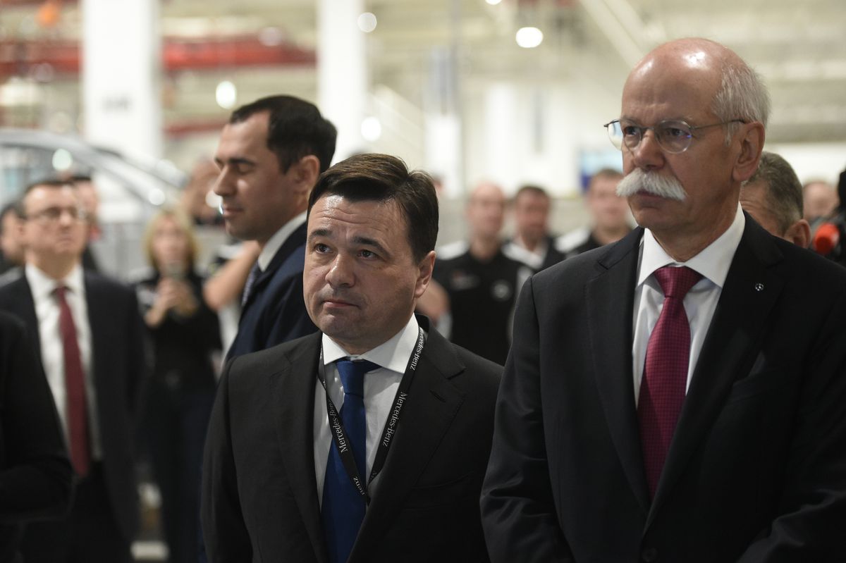 Андрей Воробьев губернатор московской области - Открытие завода Mercedes в Подмосковье Андрей Воробьев губернатор московской области - Открытие завода Mercedes в Подмосковье