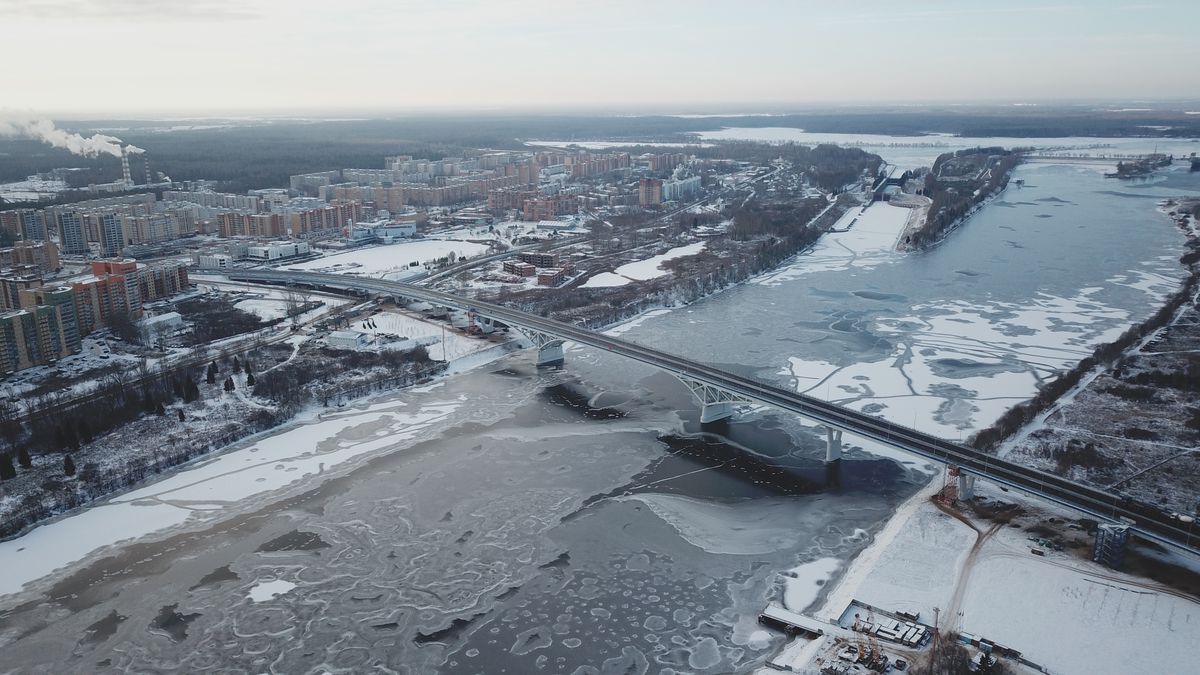 Андрей Воробьев губернатор московской области - Открытие моста в Дубне Андрей Воробьев губернатор московской области - Открытие моста в Дубне