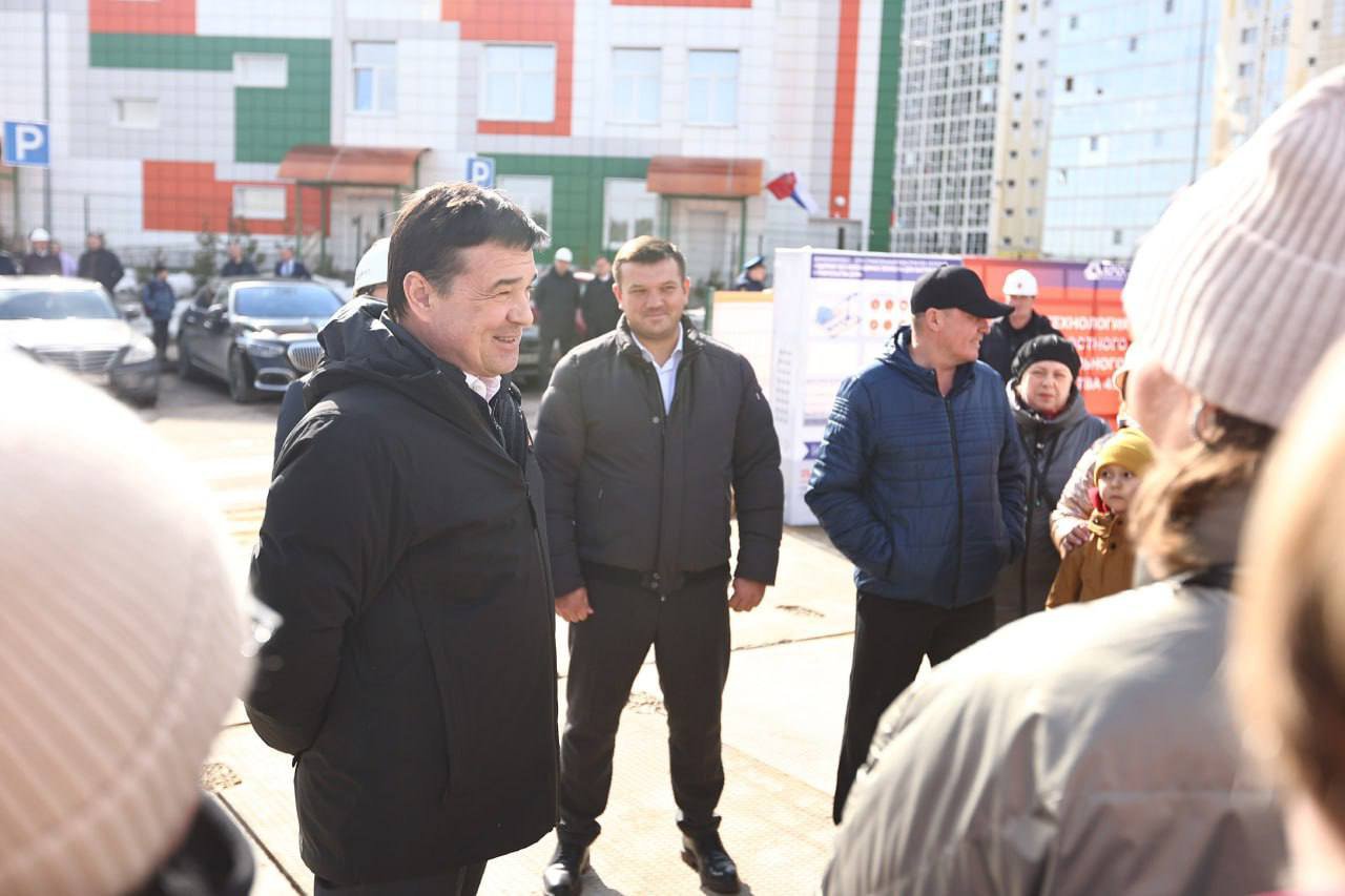 Андрей Воробьев губернатор московской области - Школу в деревне Голубое откроем в 2024 году